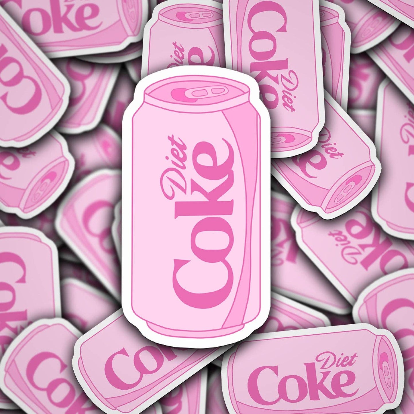 Sonny Rising - Vinyl Decal Pink Diet Coke