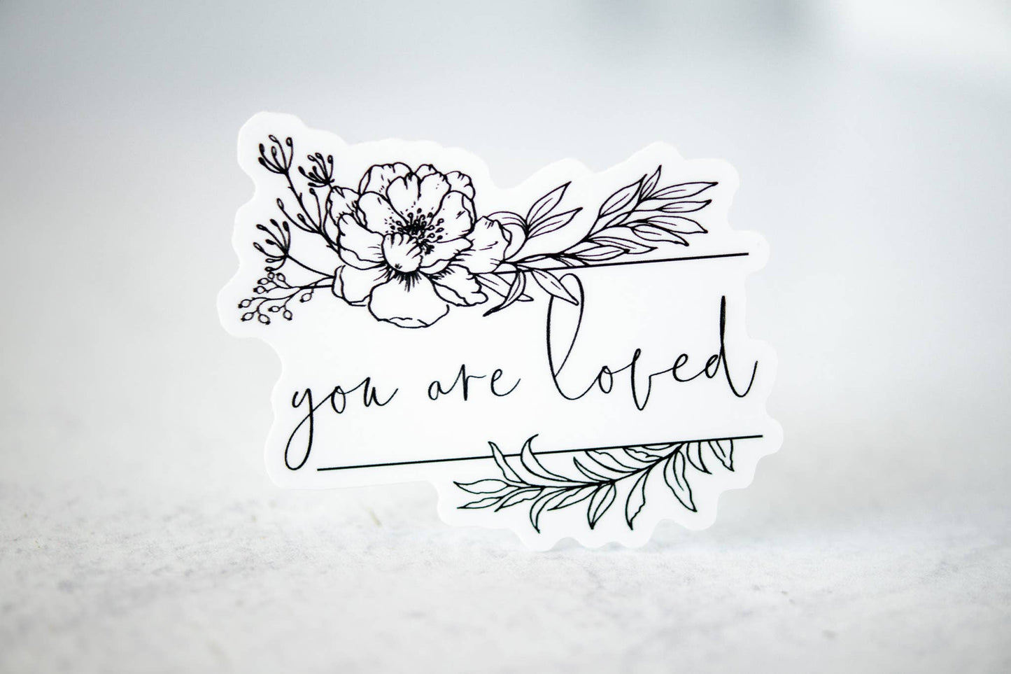 Savannah and James Co - You Are Loved, Vinyl Sticker, 3x3 in.