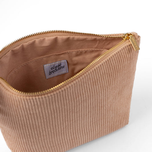 Elyse Breanne Design - Almond Corduroy Carry-All Pouch