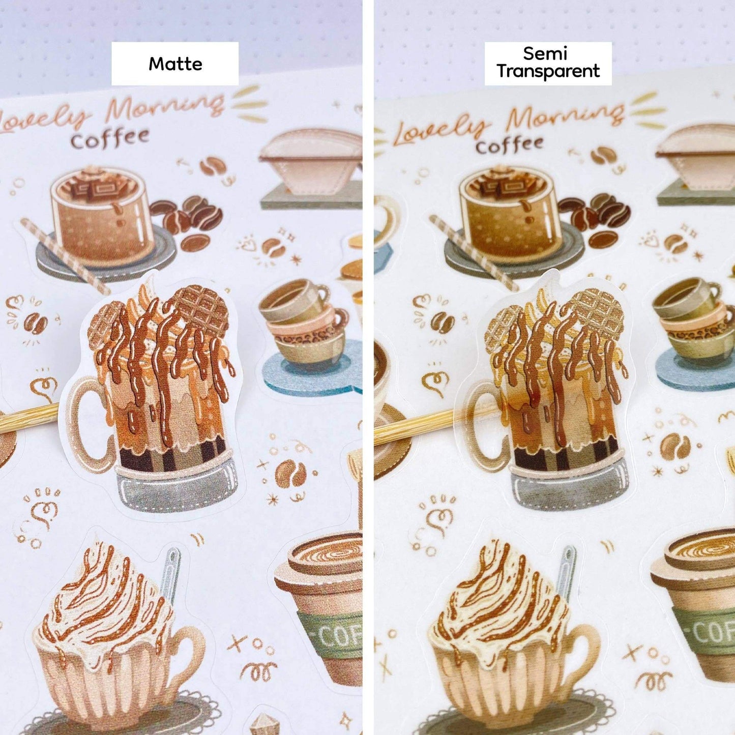 Sticker Sheet - Coffee