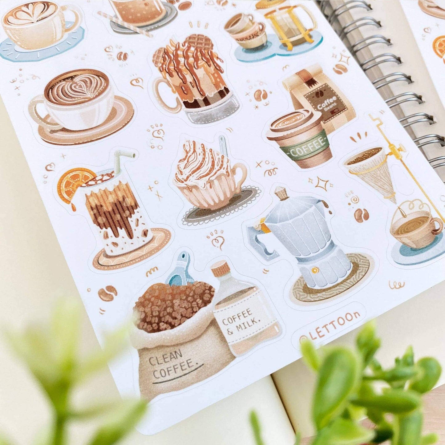 Sticker Sheet - Coffee