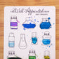 Inky Dreams Ink Bottle Sticker Sheet (24-013)
