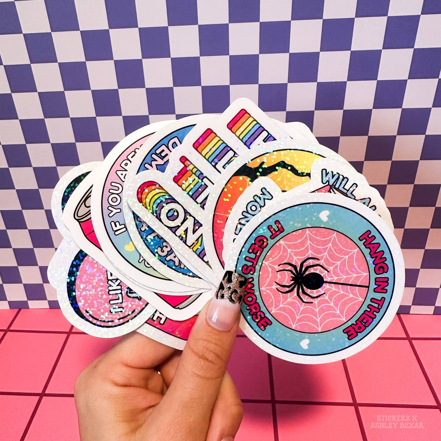 Stickers+ X Ashley Bexar - Golden Retriever Dog Dogs Dog Mom Waterproof Vinyl Sticker