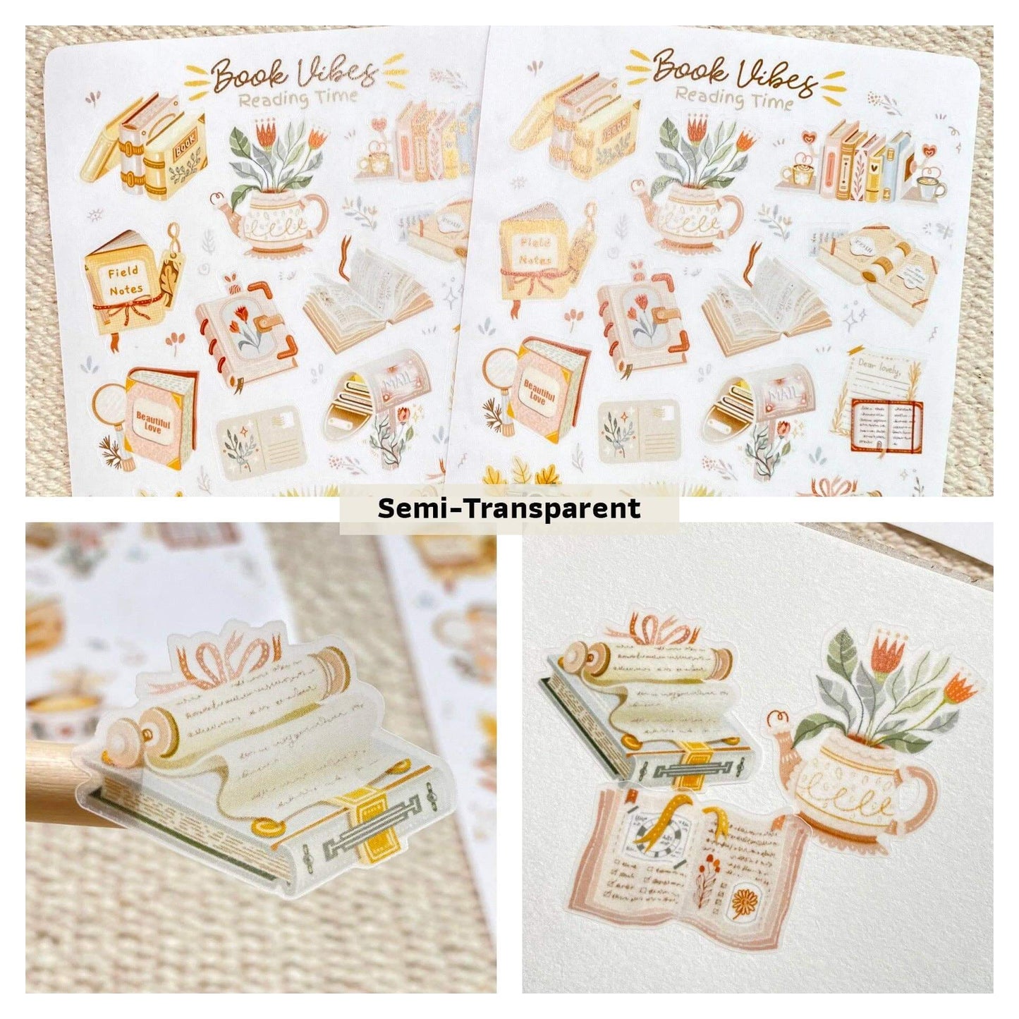 Sticker Sheet - Reading Time