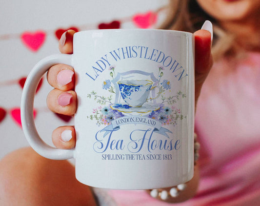 Lady Whistledown Tea House - Bridgerton Inspired Coffee Mug