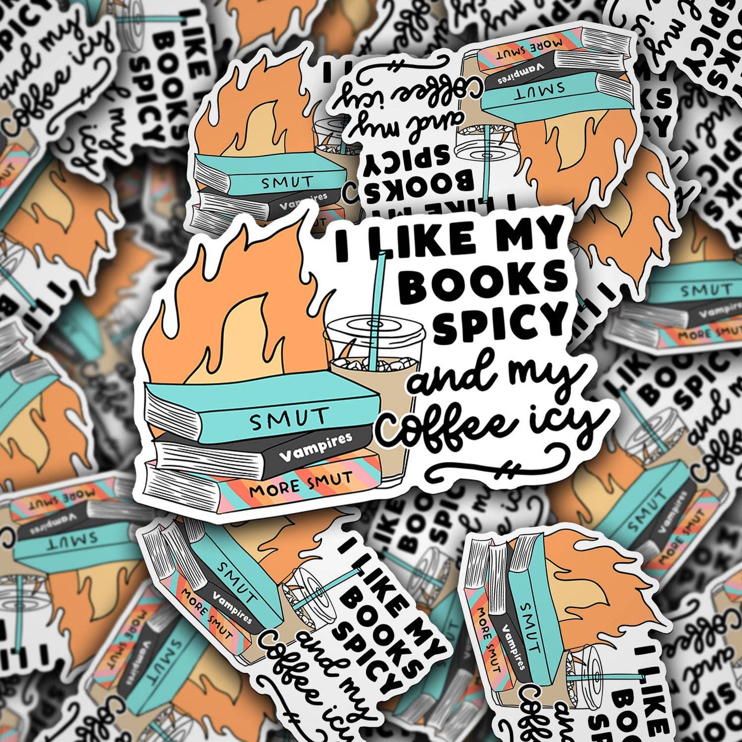 Sonny Rising - Vinyl Die Cut Decal I Like My Books Spicy