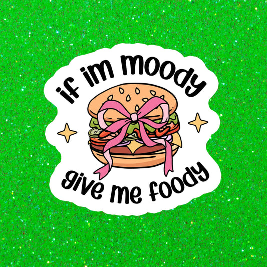 Stickers+ X Ashley Bexar - Food Hangry Relatable Funny Waterproof Vinyl Sticker