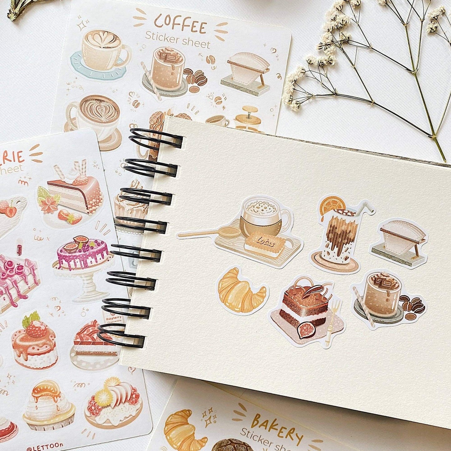 Sticker Sheet - Coffee
