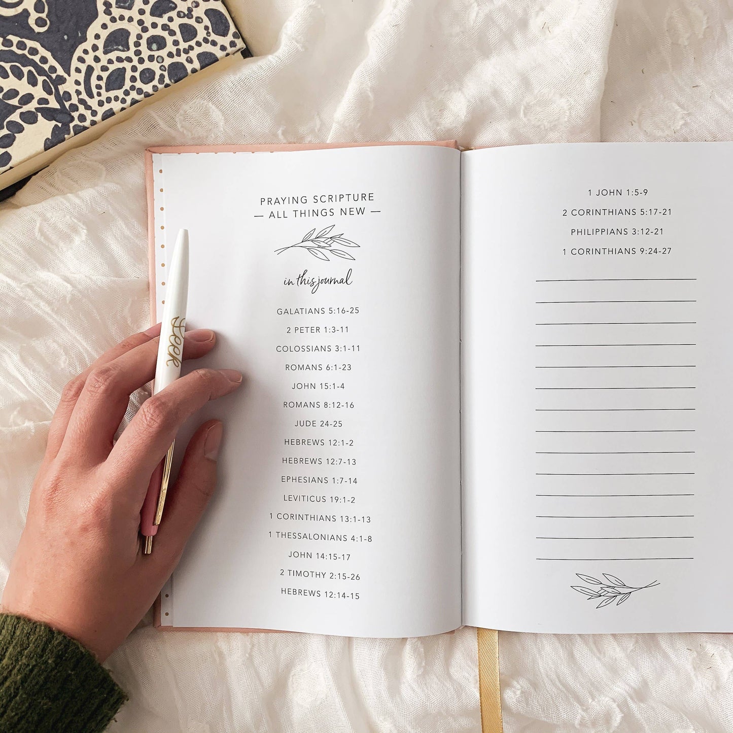 The Daily Grace Co - All Things New  | Praying Scripture Journal