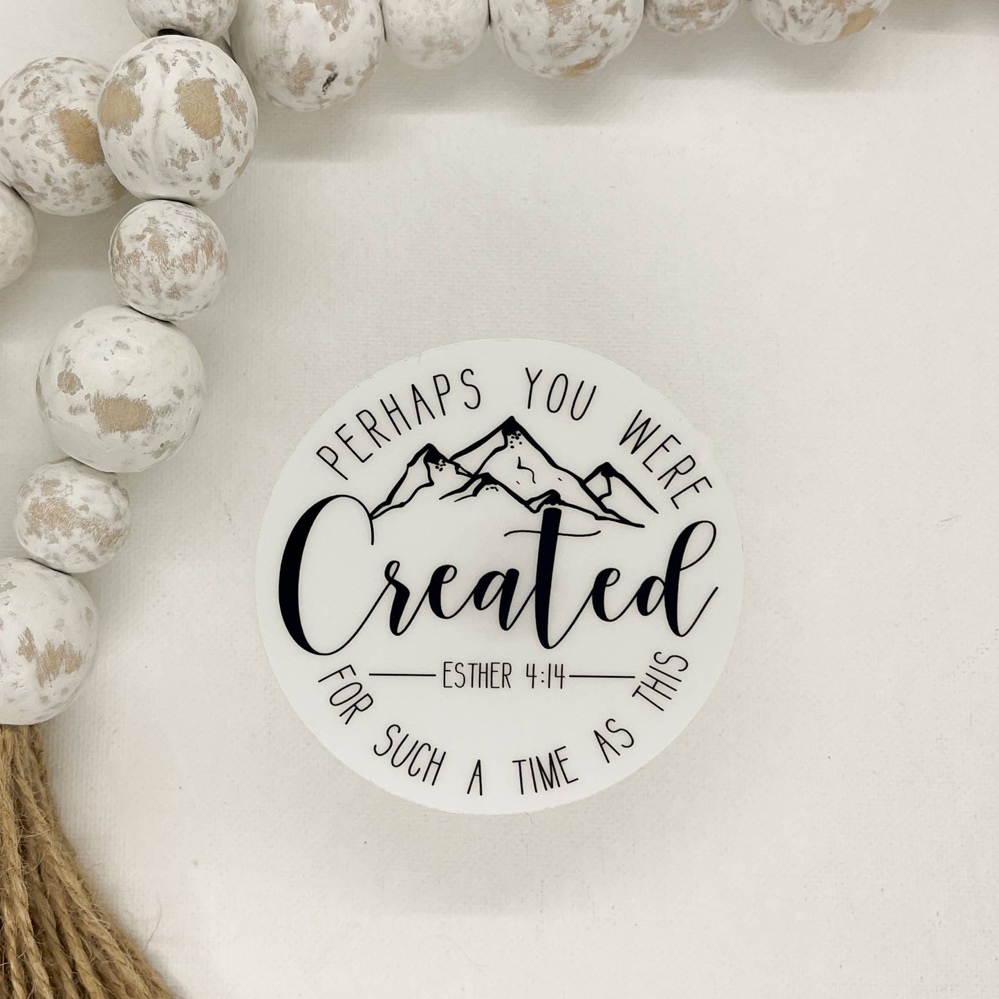 Savannah and James Co - Perhaps You Were Created,  Clear Vinyl, Sticker, 3x3 in