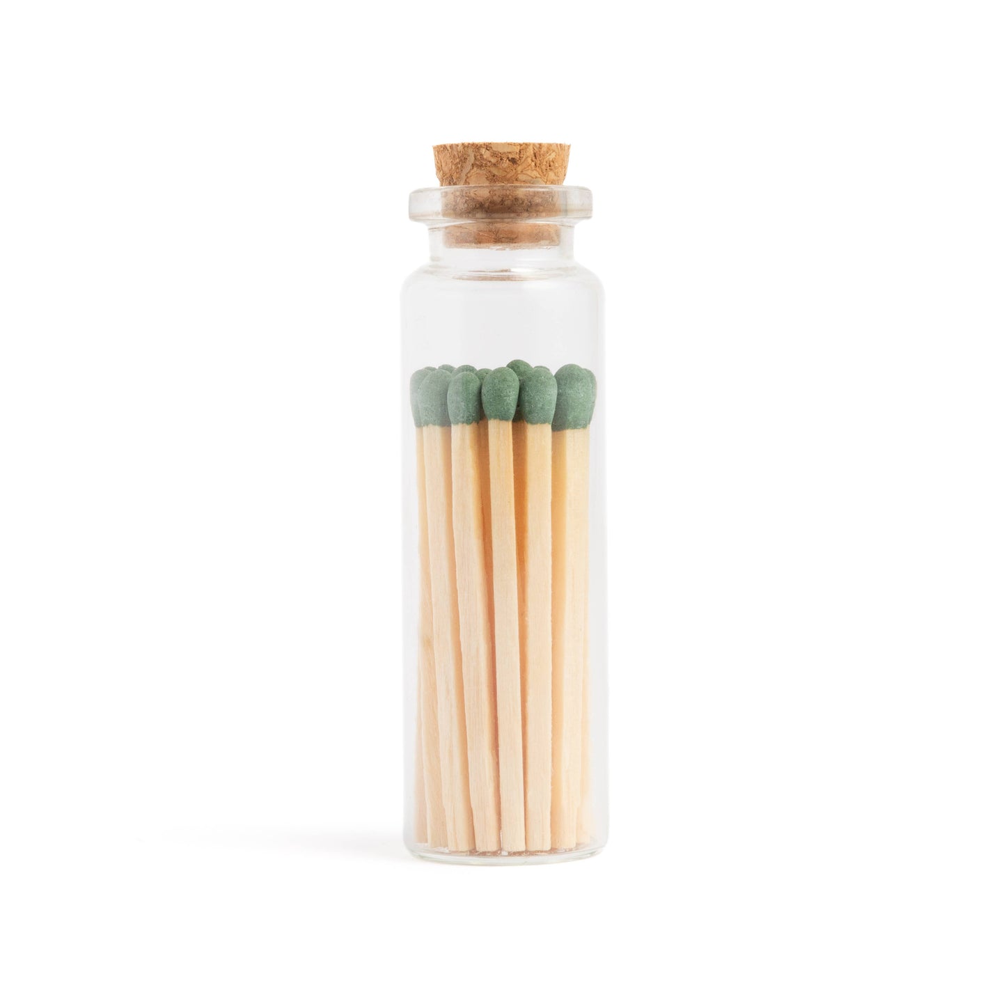Enlighten the Occasion - Juniper Green Matches in Small Corked Vial