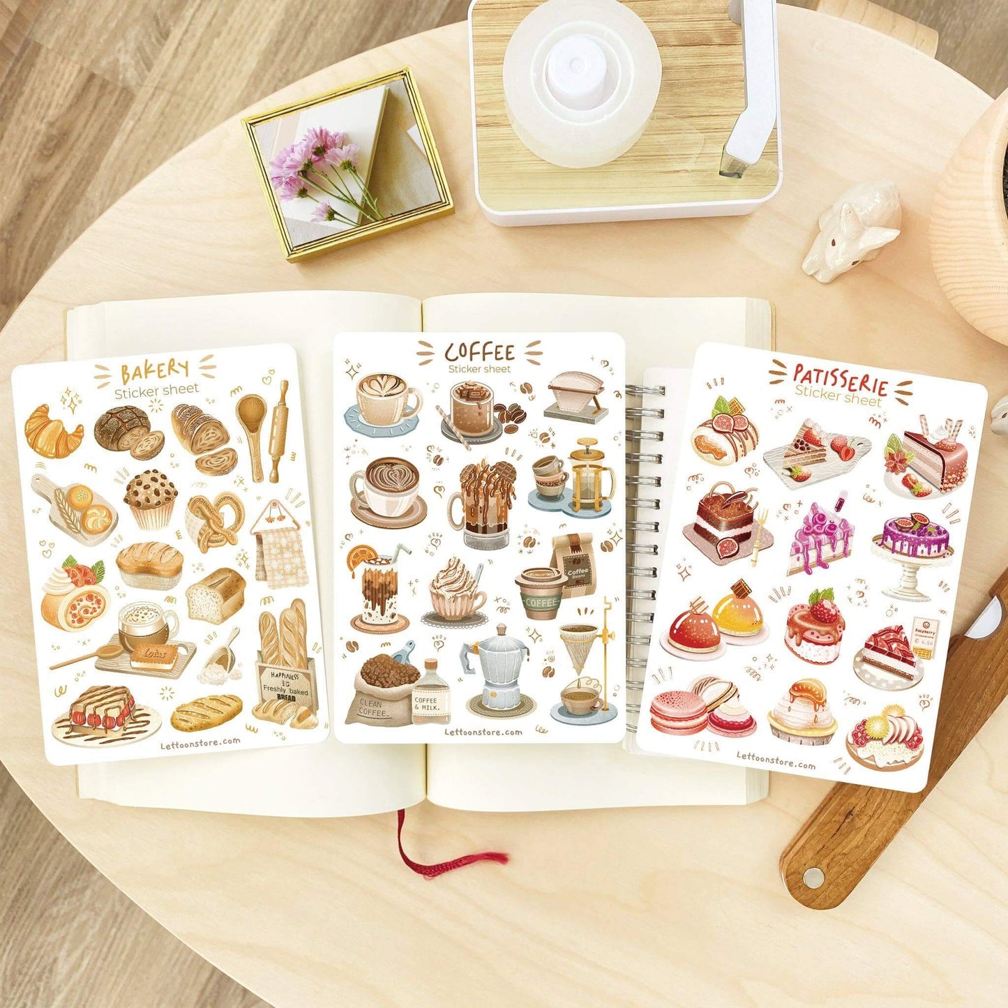 Sticker Sheet - Coffee