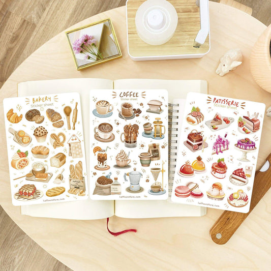 Sticker Sheet - Coffee