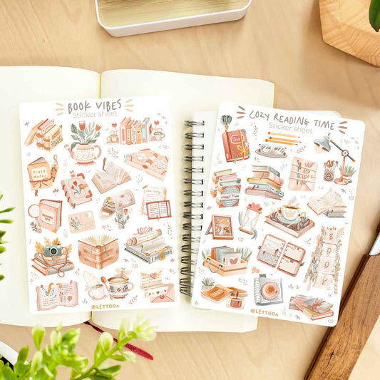 Sticker Sheet - Reading Time
