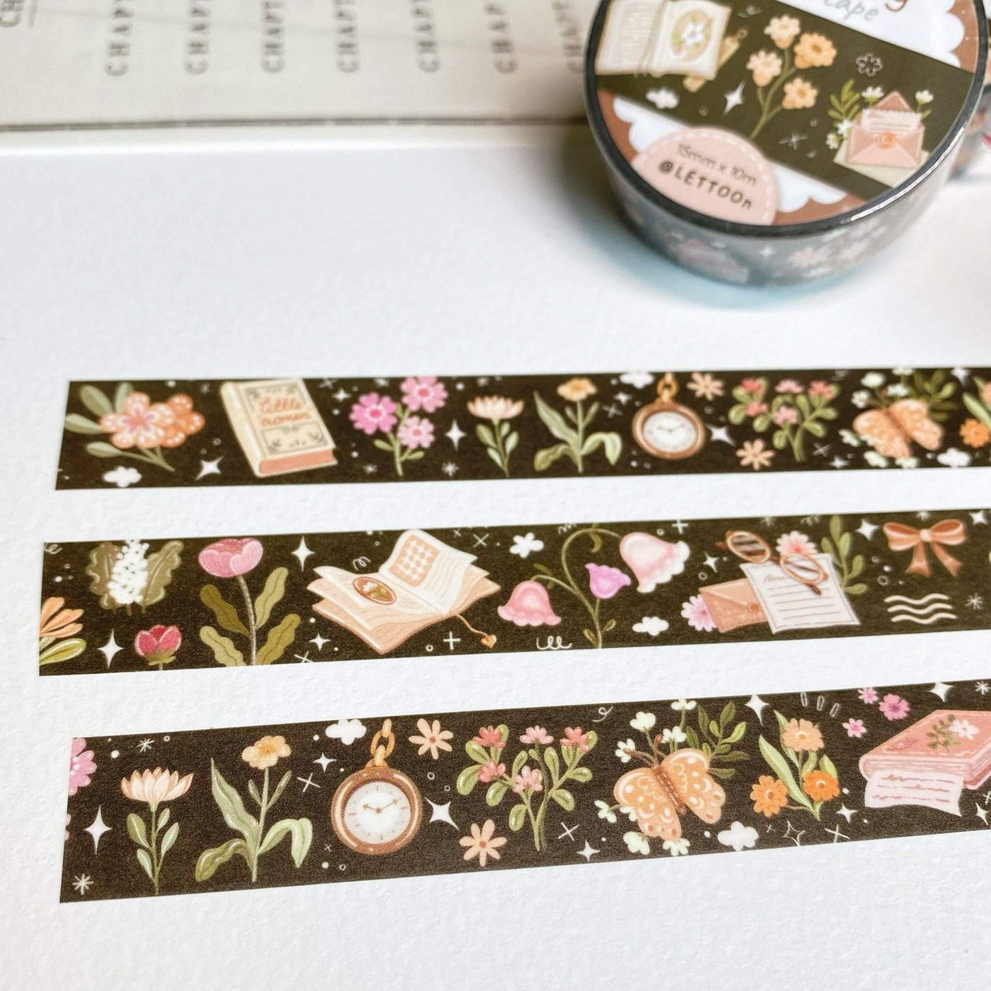 Washi Tape - Moonlight Reading